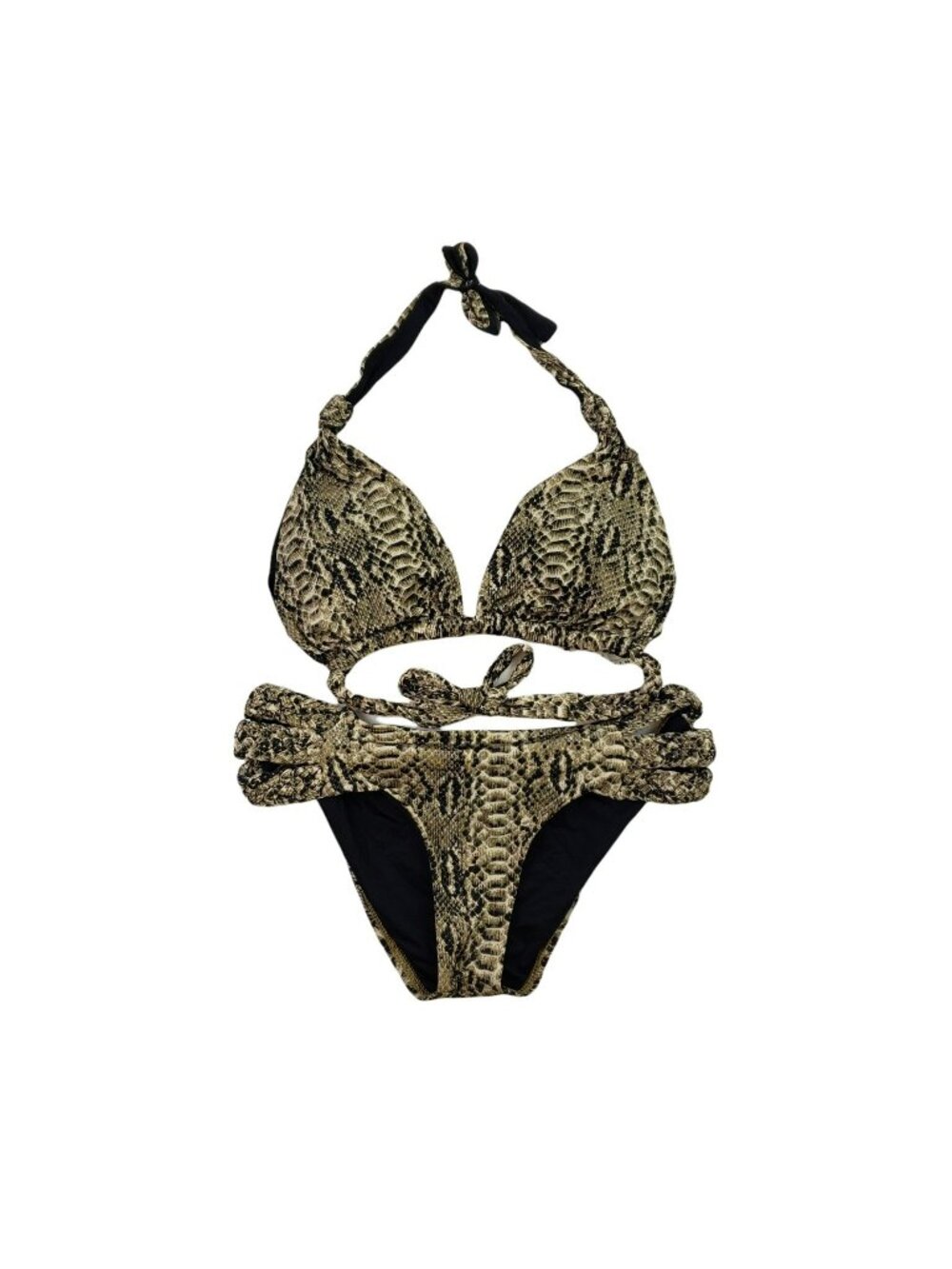 Vitamin A Snake Print Bikini Size Small